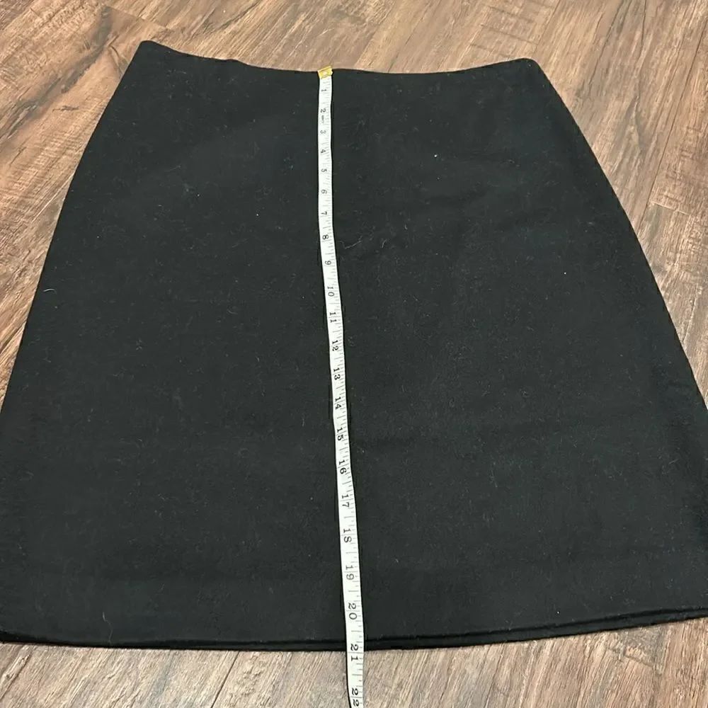 French Connection Black Wool/Cashmere Skirt, Size 6 - Picture 11 of 11